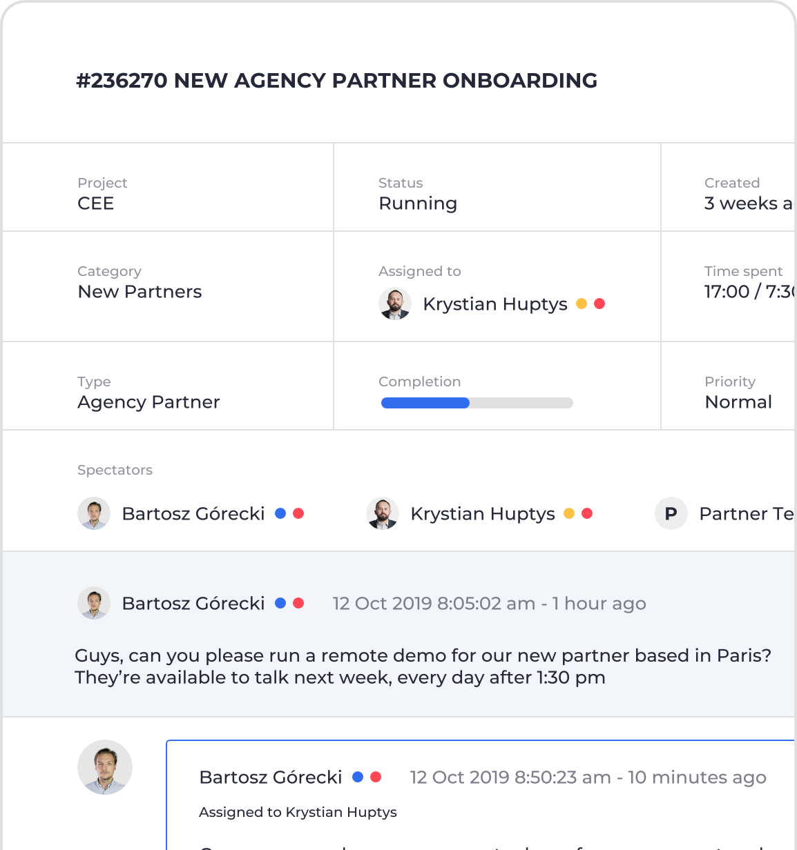 New agency partner onboarding